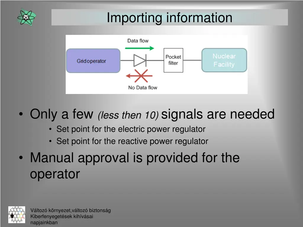 importing information