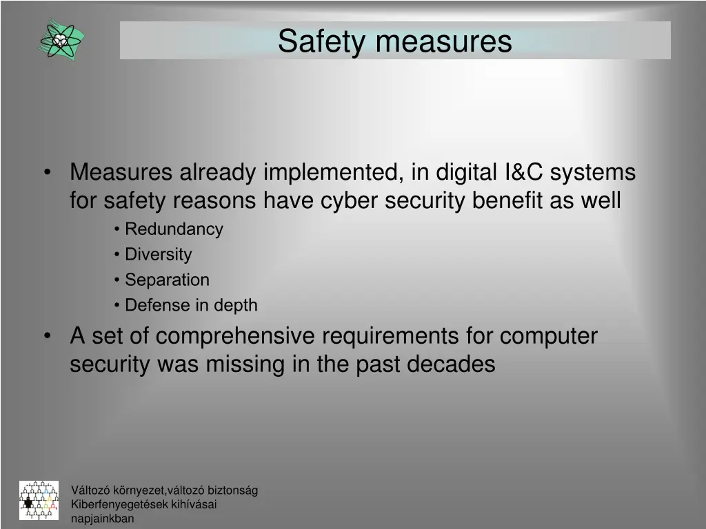 safety measures