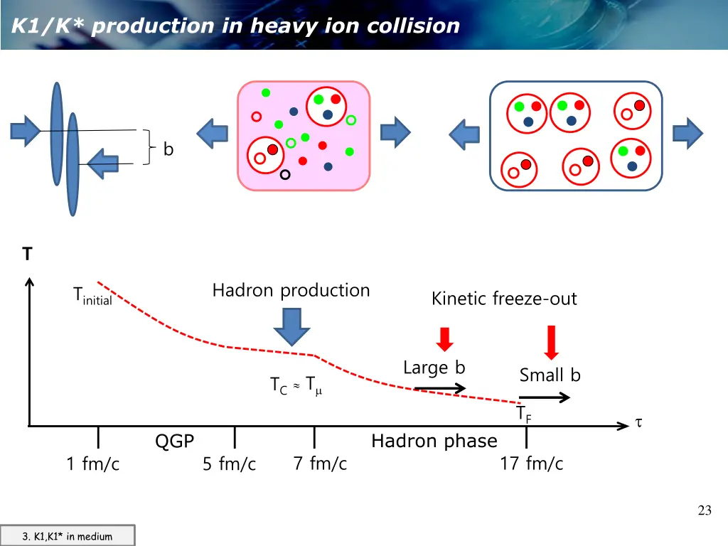 k1 k production in heavy ion collision