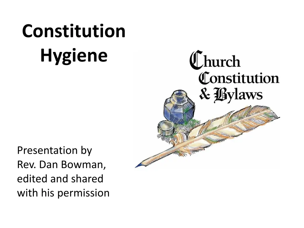 constitution hygiene
