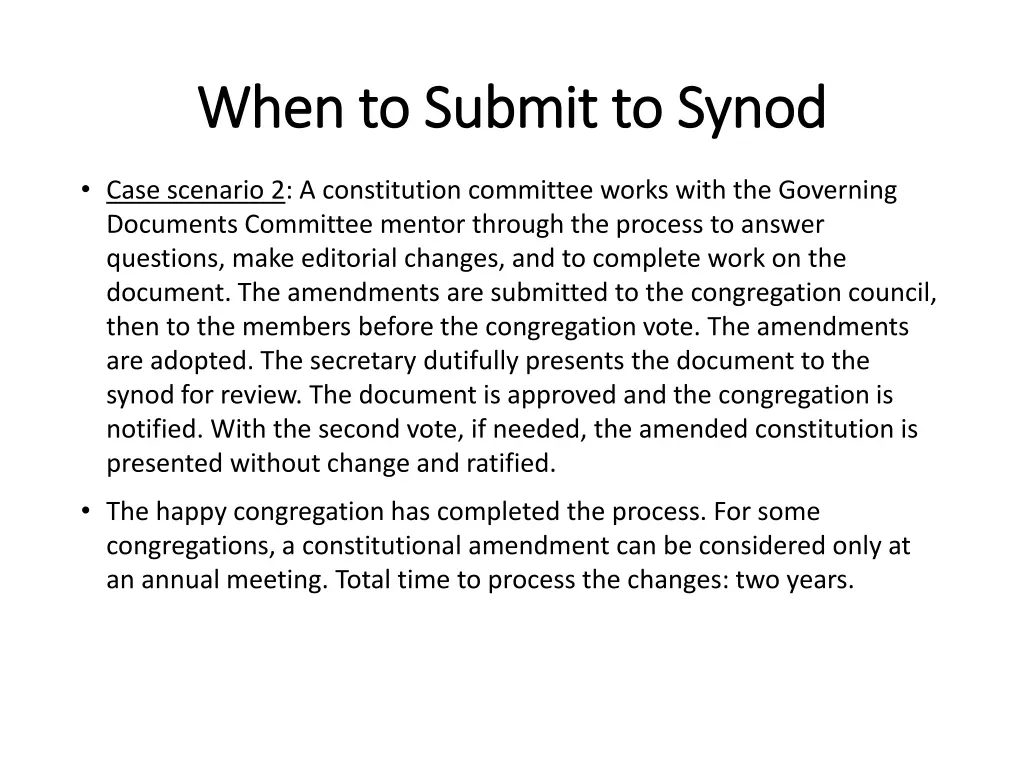 when to submit to synod when to submit to synod 1