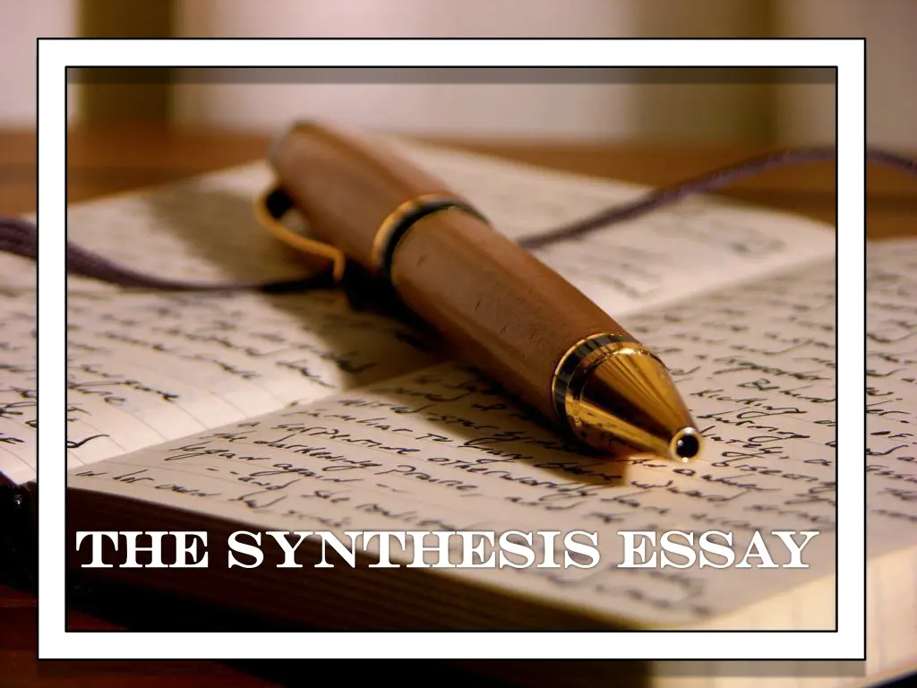 the synthesis essay