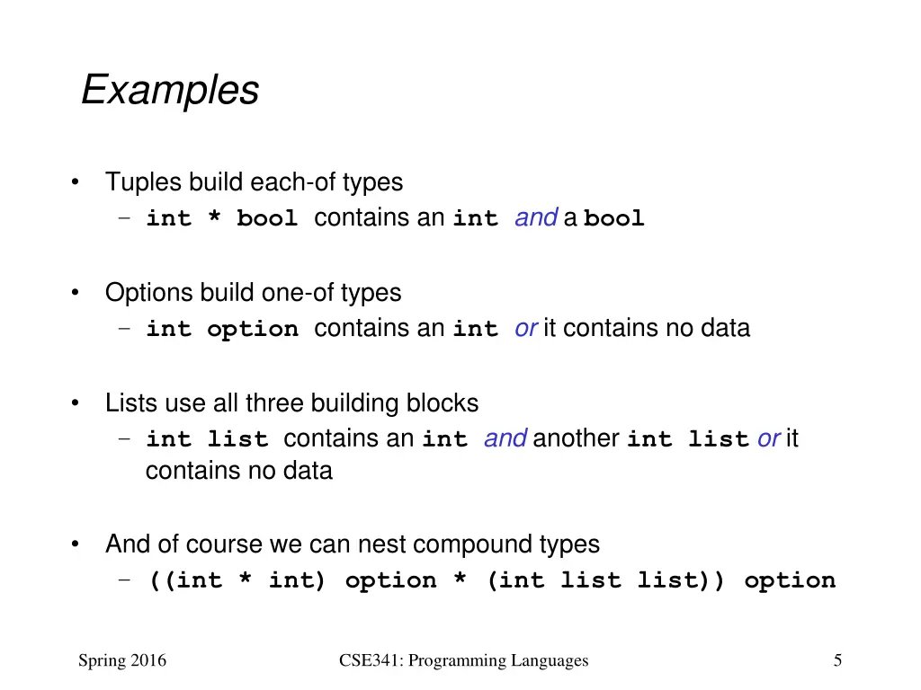 examples