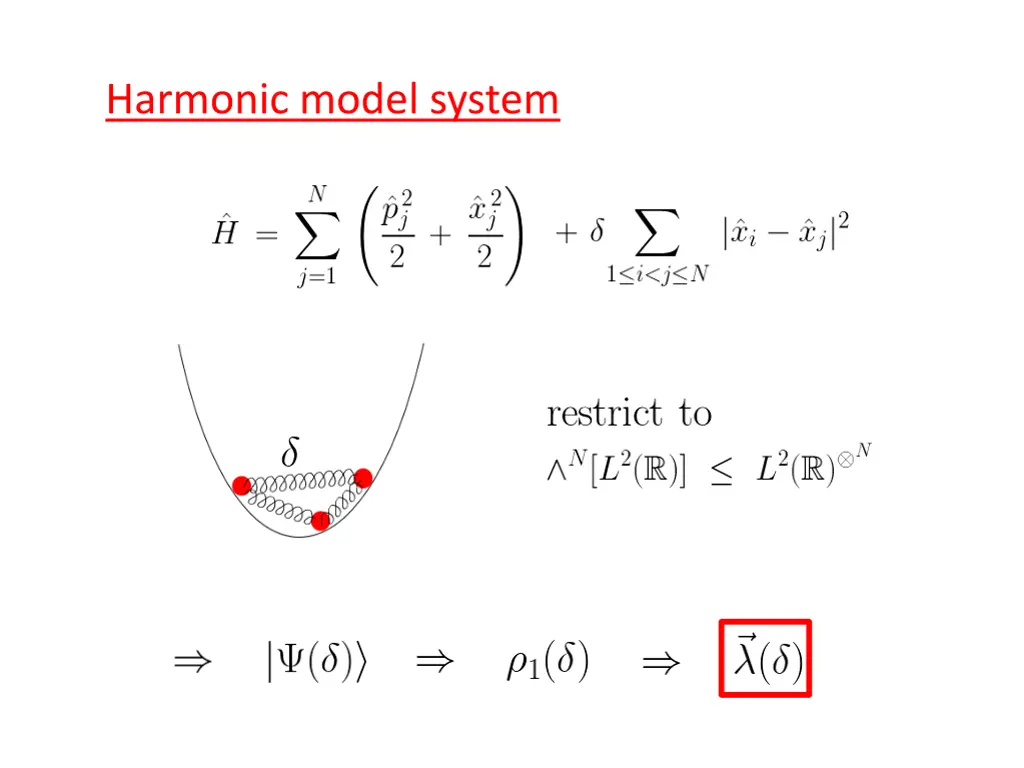 harmonic model system