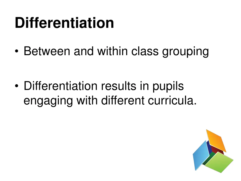 differentiation