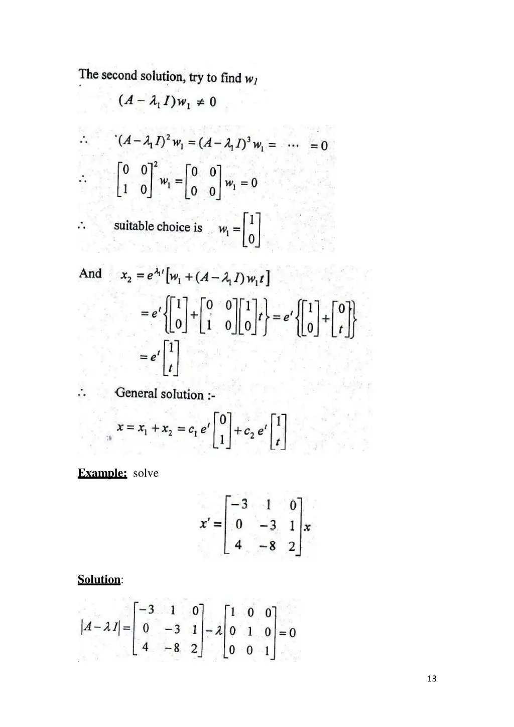 example solve