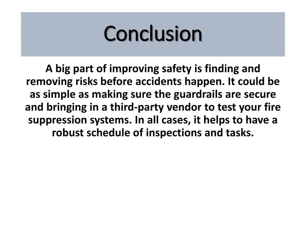 conclusion conclusion