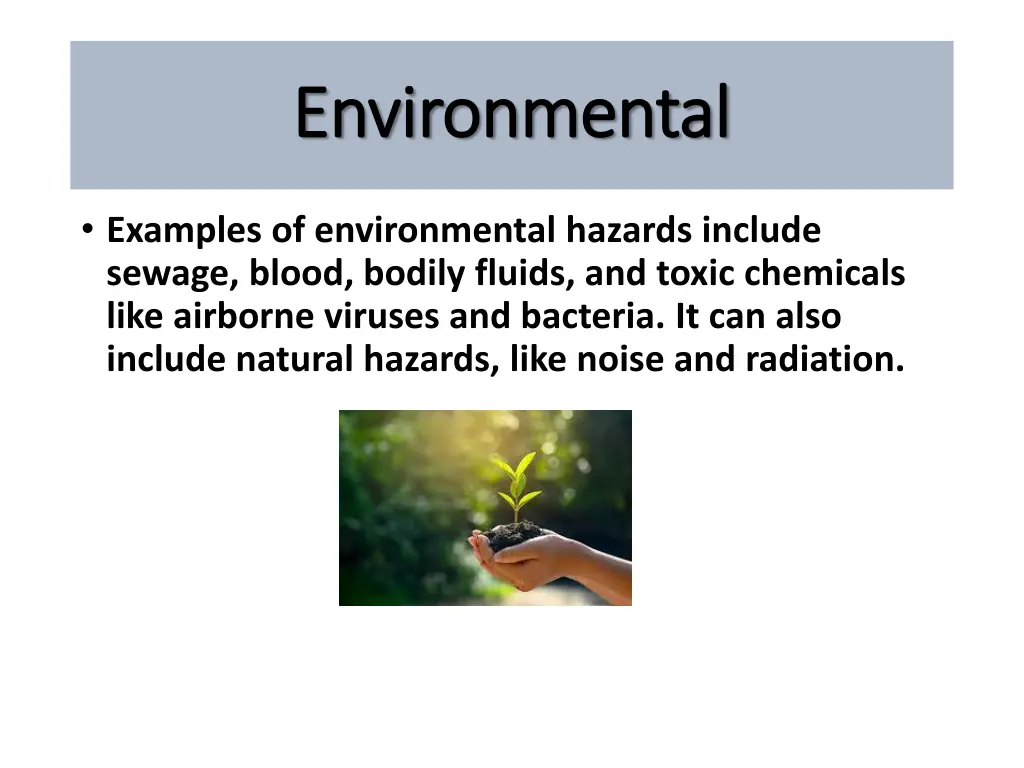environmental environmental