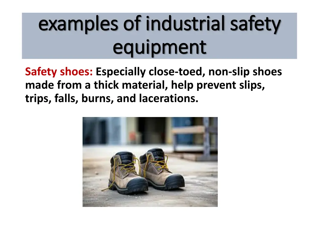 examples of industrial safety examples 5
