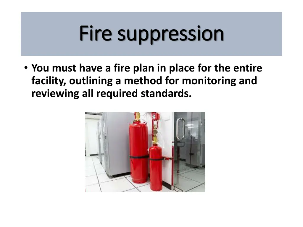 fire suppression fire suppression