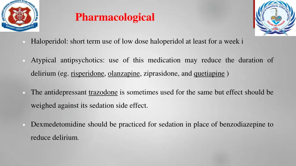 pharmacological