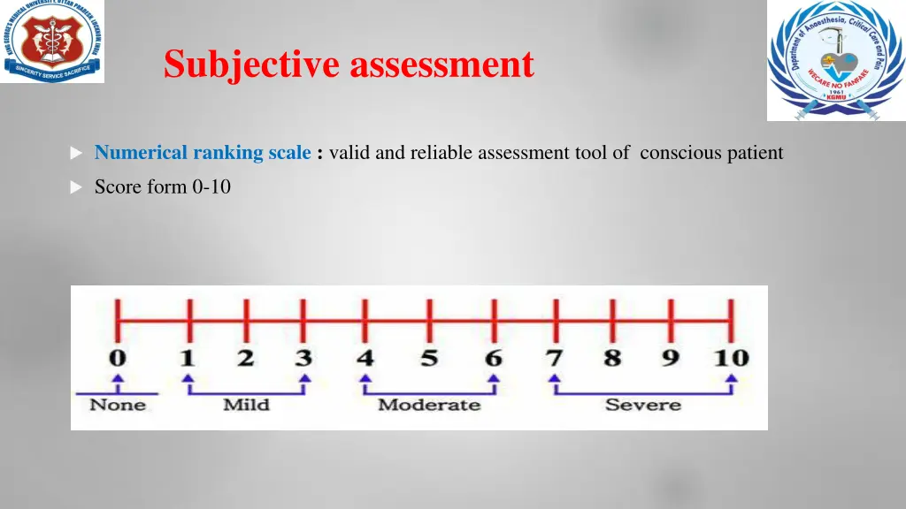 subjective assessment
