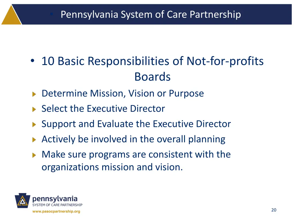 pennsylvania system of care partnership 19