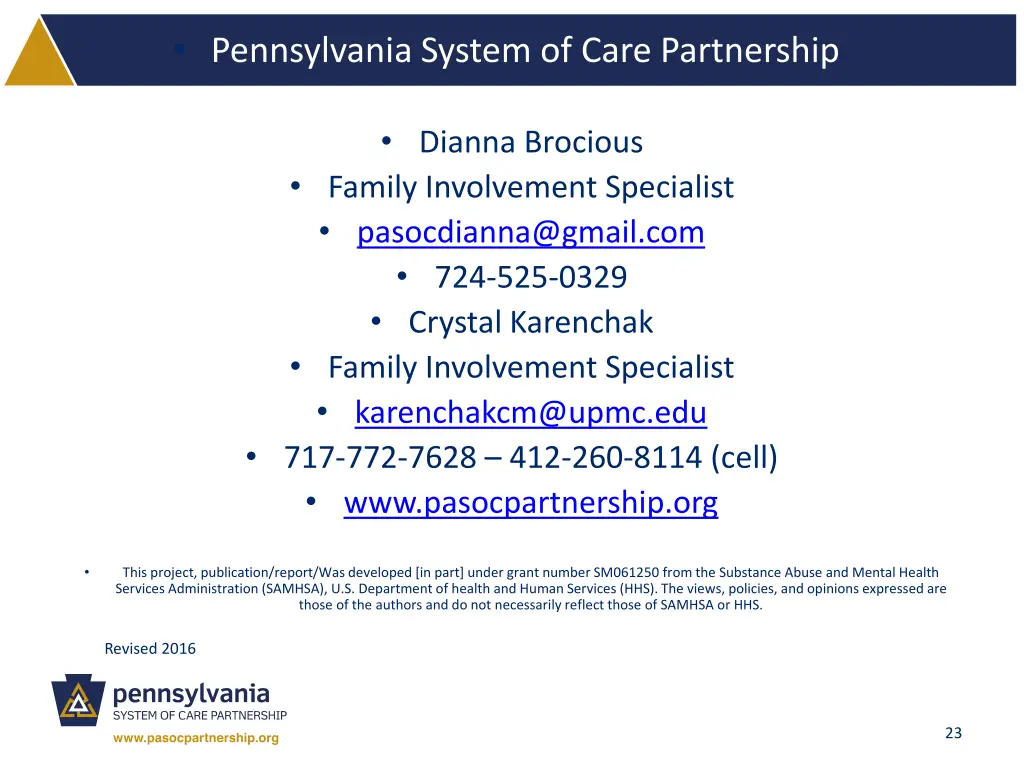 pennsylvania system of care partnership 22