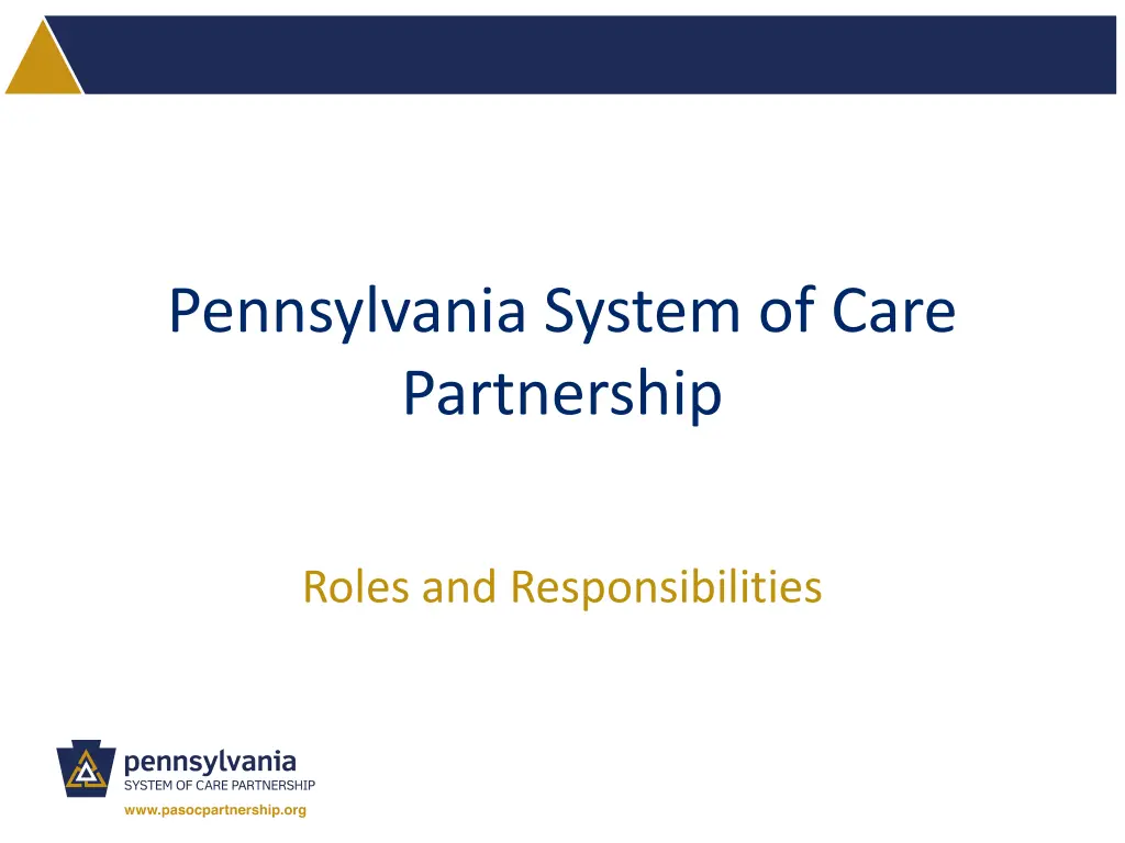 pennsylvania system of care partnership