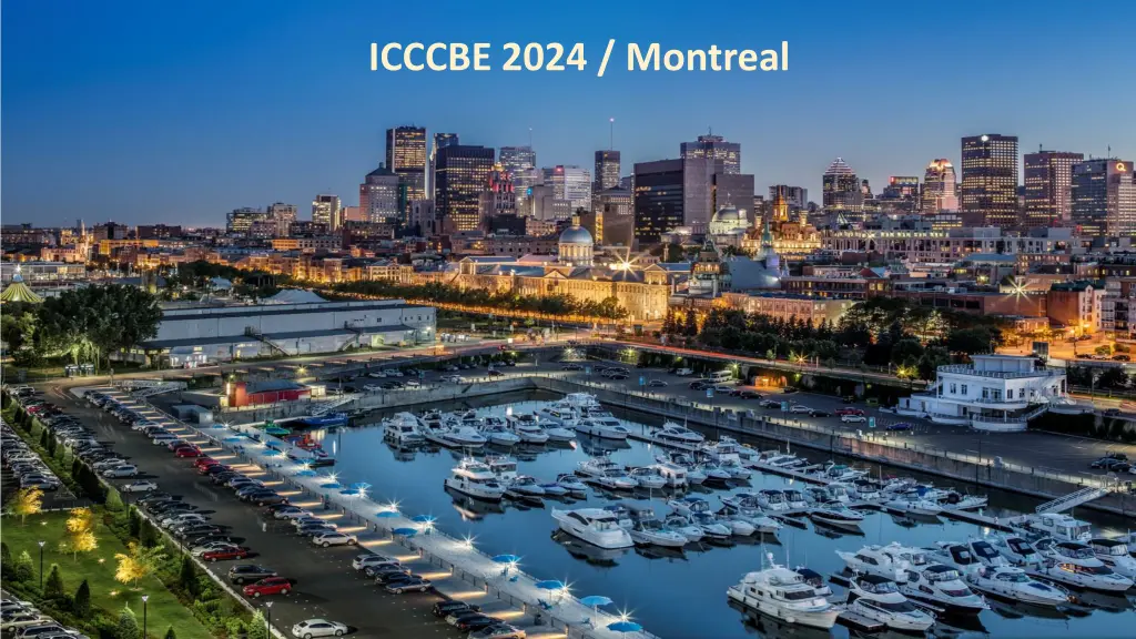 icccbe 2024 montreal 2