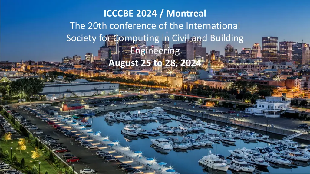 icccbe 2024 montreal the 20th conference