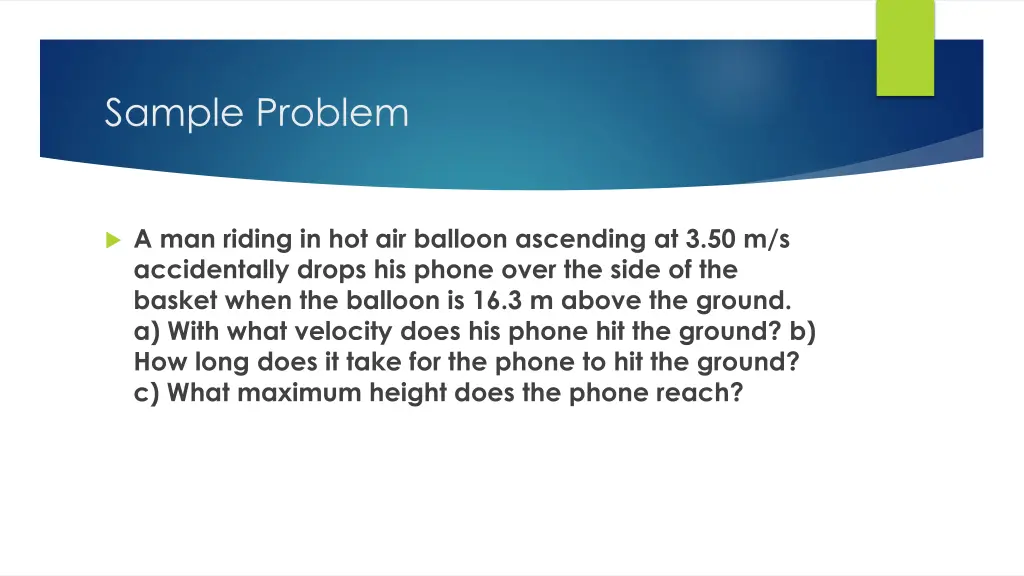 sample problem 1