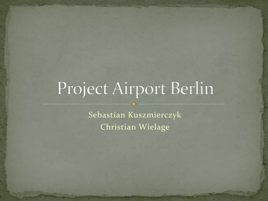 project airport berlin