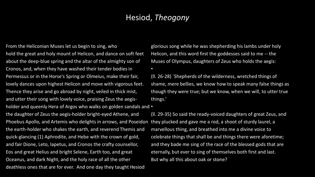 hesiod theogony