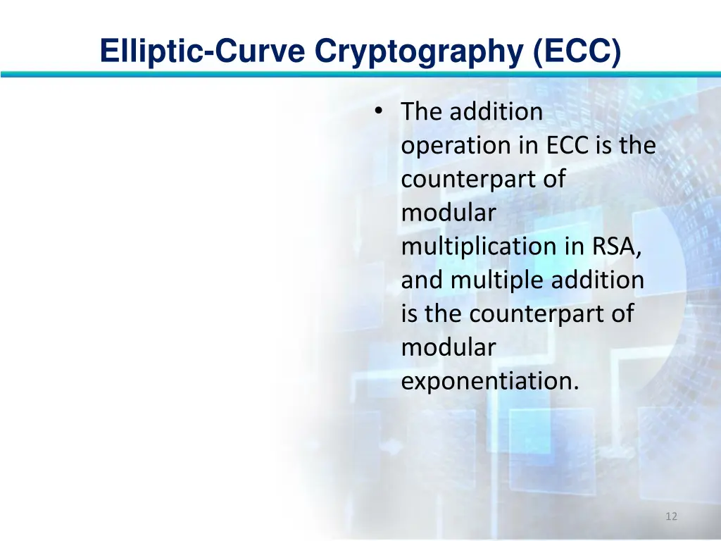elliptic curve cryptography ecc 11