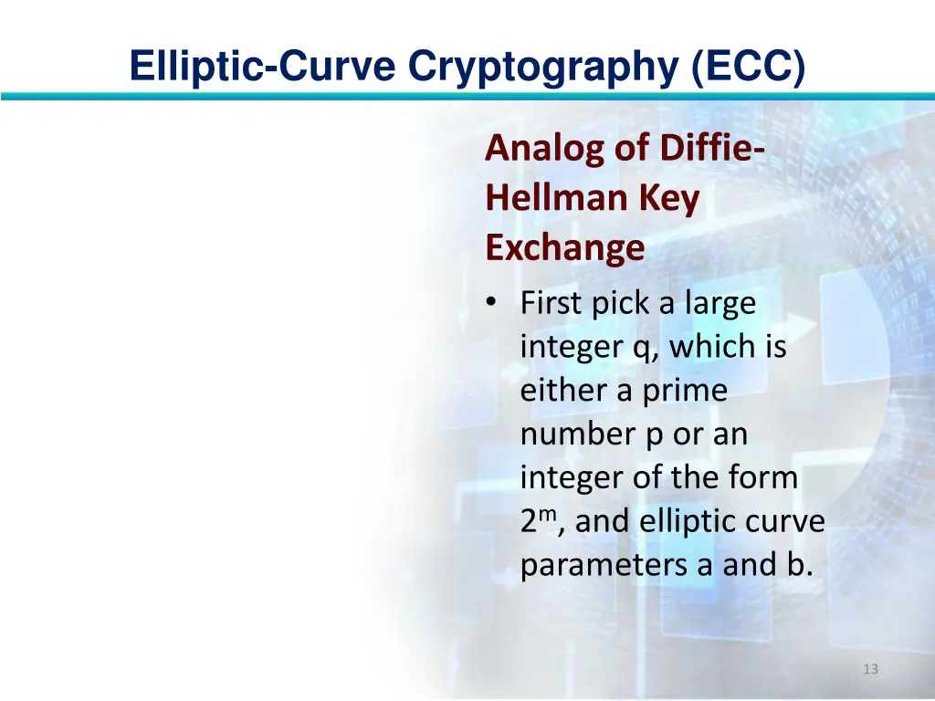 elliptic curve cryptography ecc 12