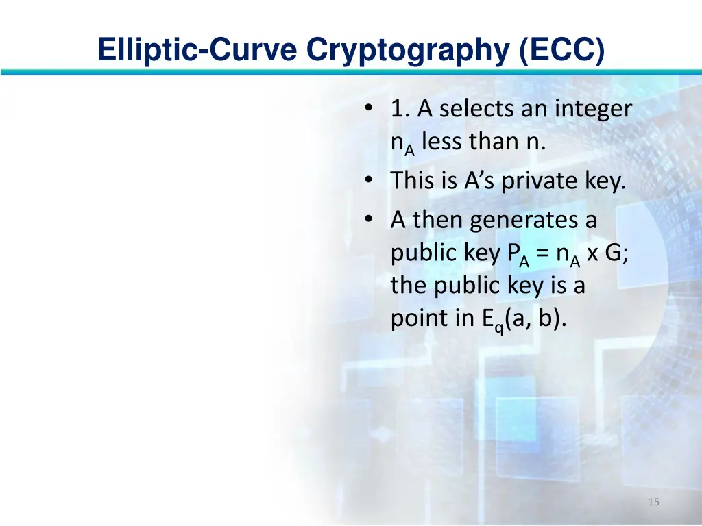 elliptic curve cryptography ecc 14