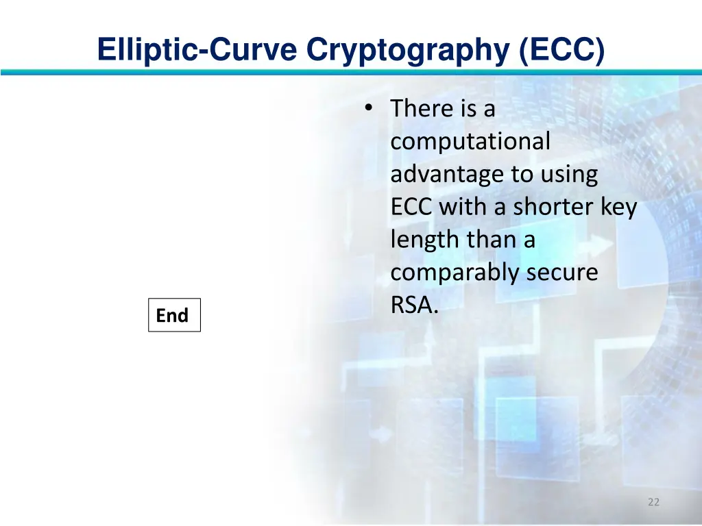 elliptic curve cryptography ecc 21