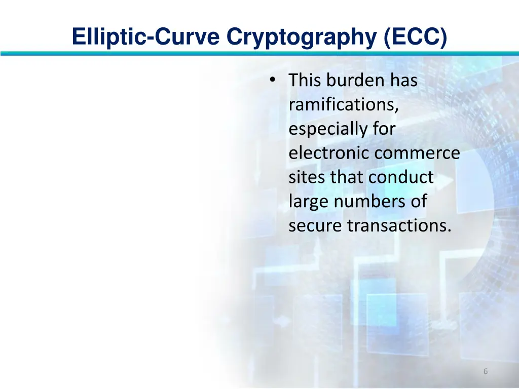 elliptic curve cryptography ecc 5