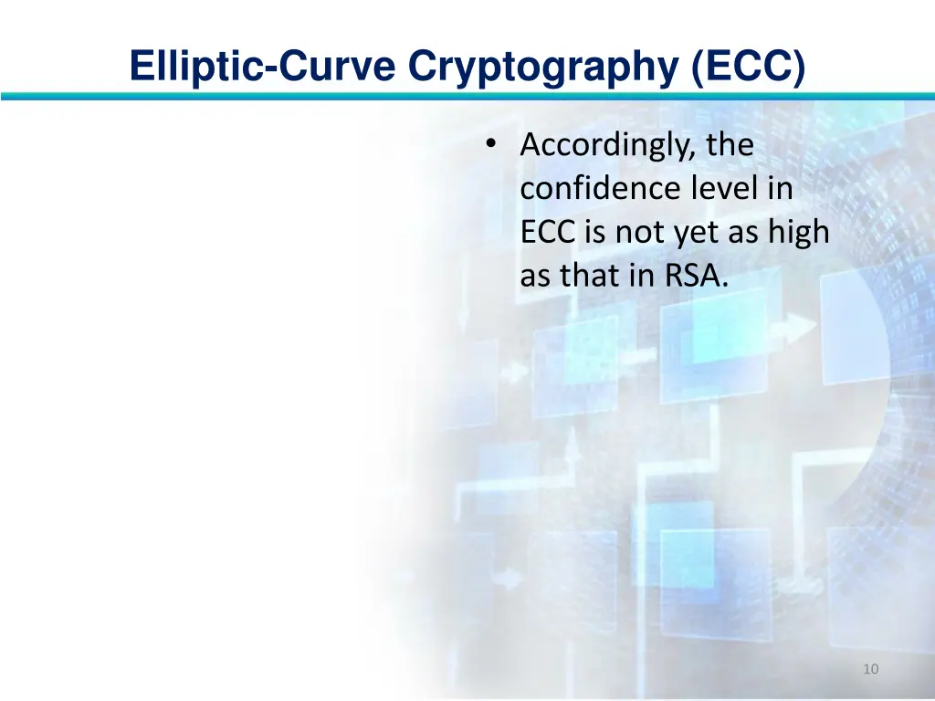 elliptic curve cryptography ecc 9