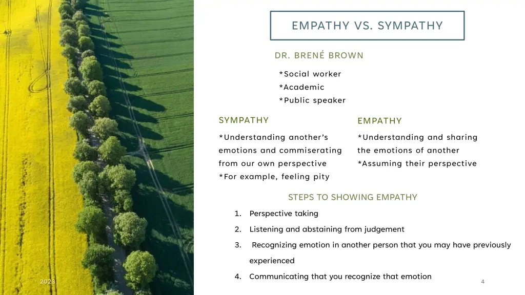 empathy vs sympathy
