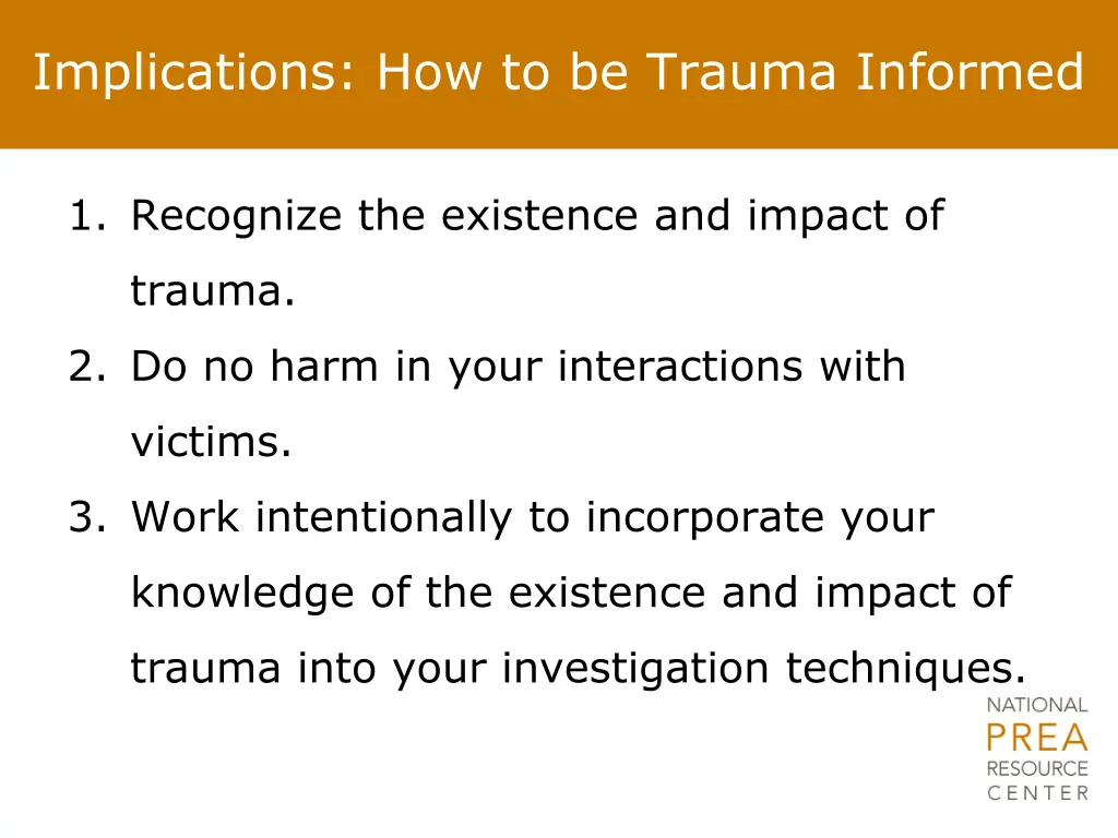 implications how to be trauma informed 8