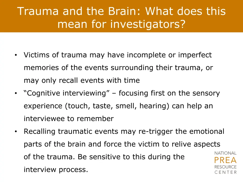 trauma and the brain what does this mean