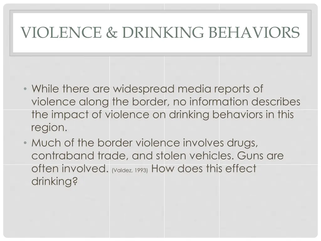 violence drinking behaviors