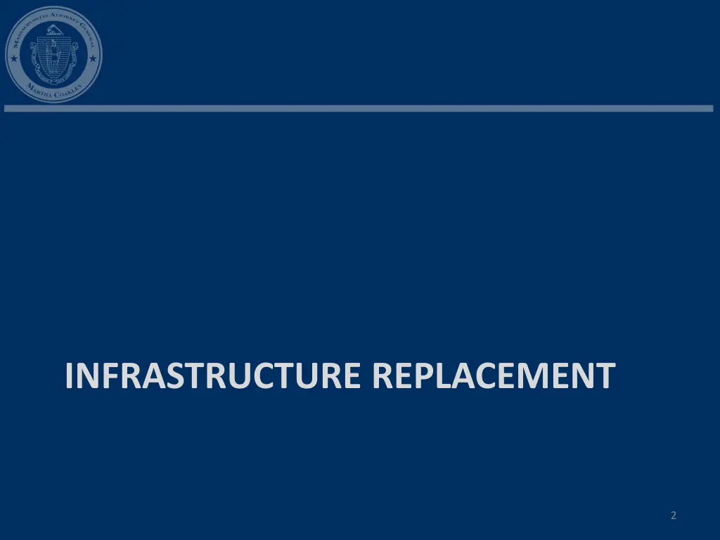 infrastructure replacement