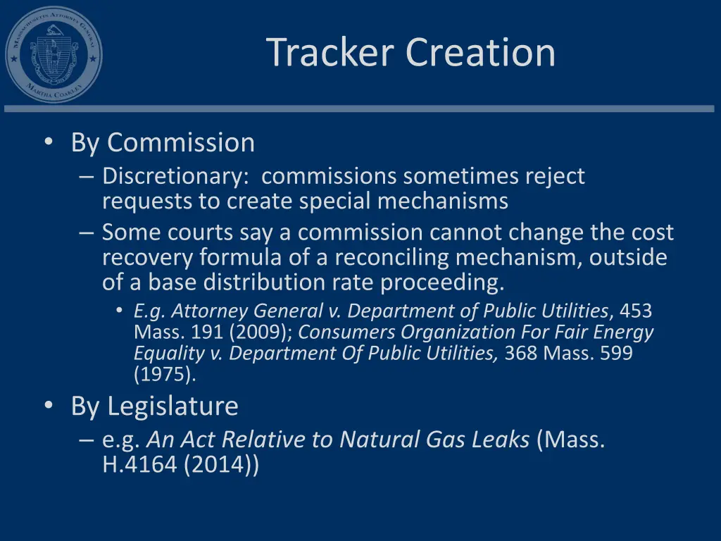 tracker creation