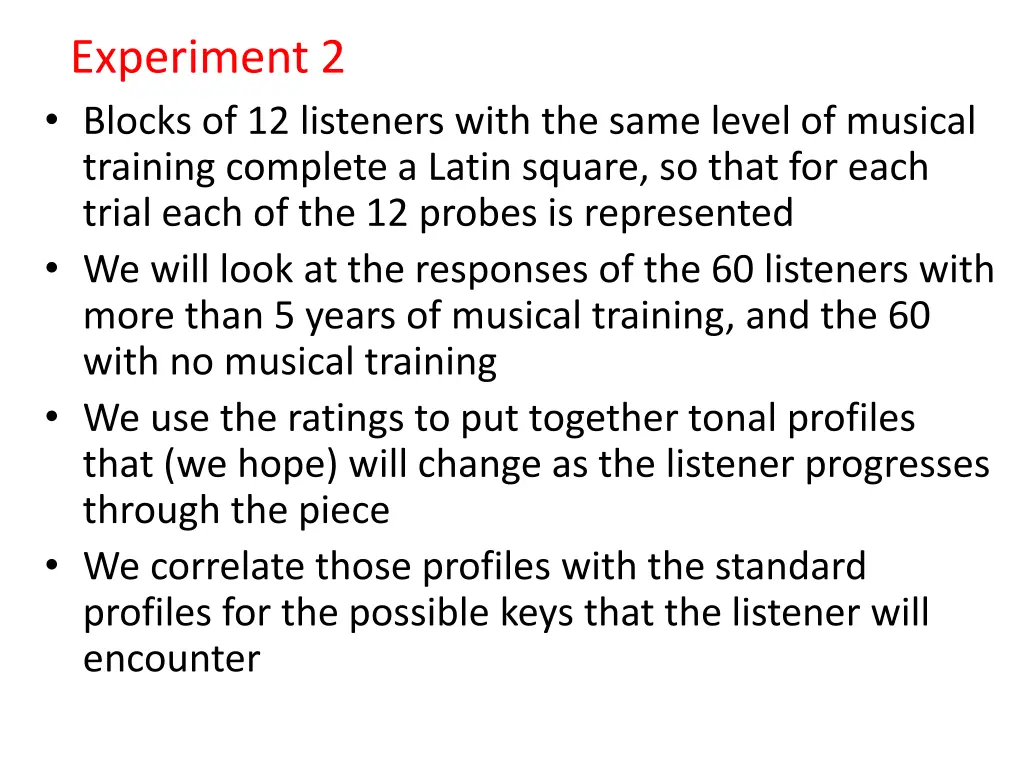 experiment 2