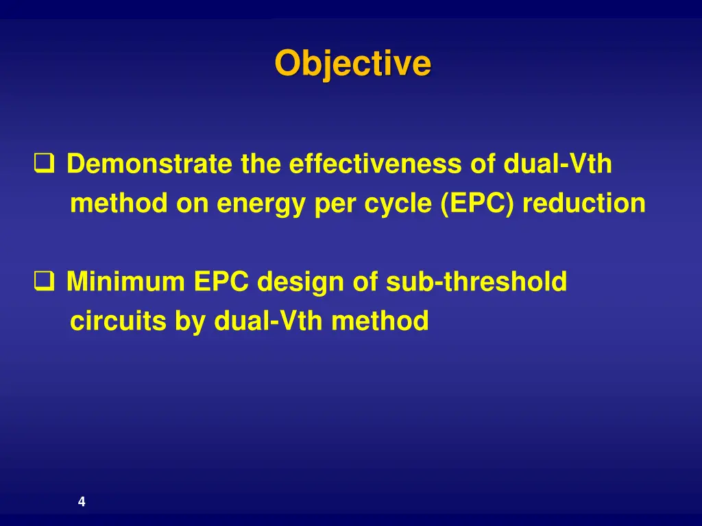 objective