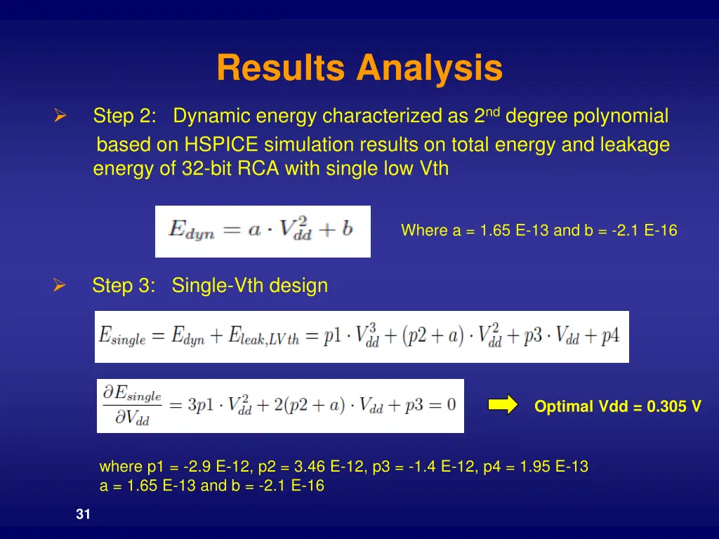 results analysis 1