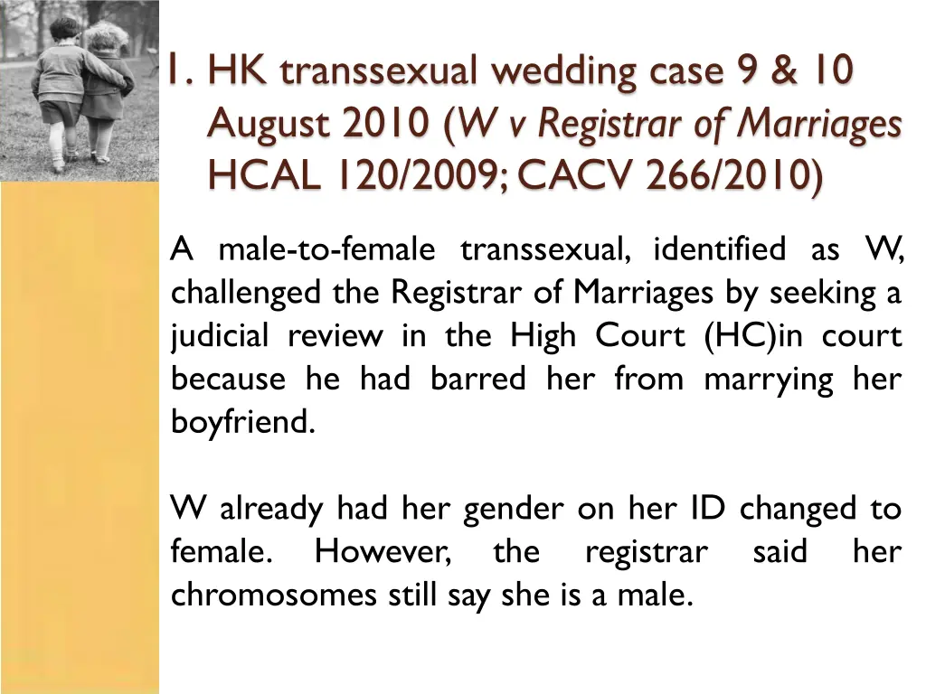 1 hk transsexual wedding case 9 10 august 2010