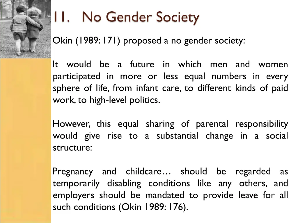 11 no gender society
