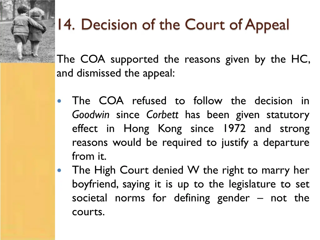 14 decision of the court of appeal