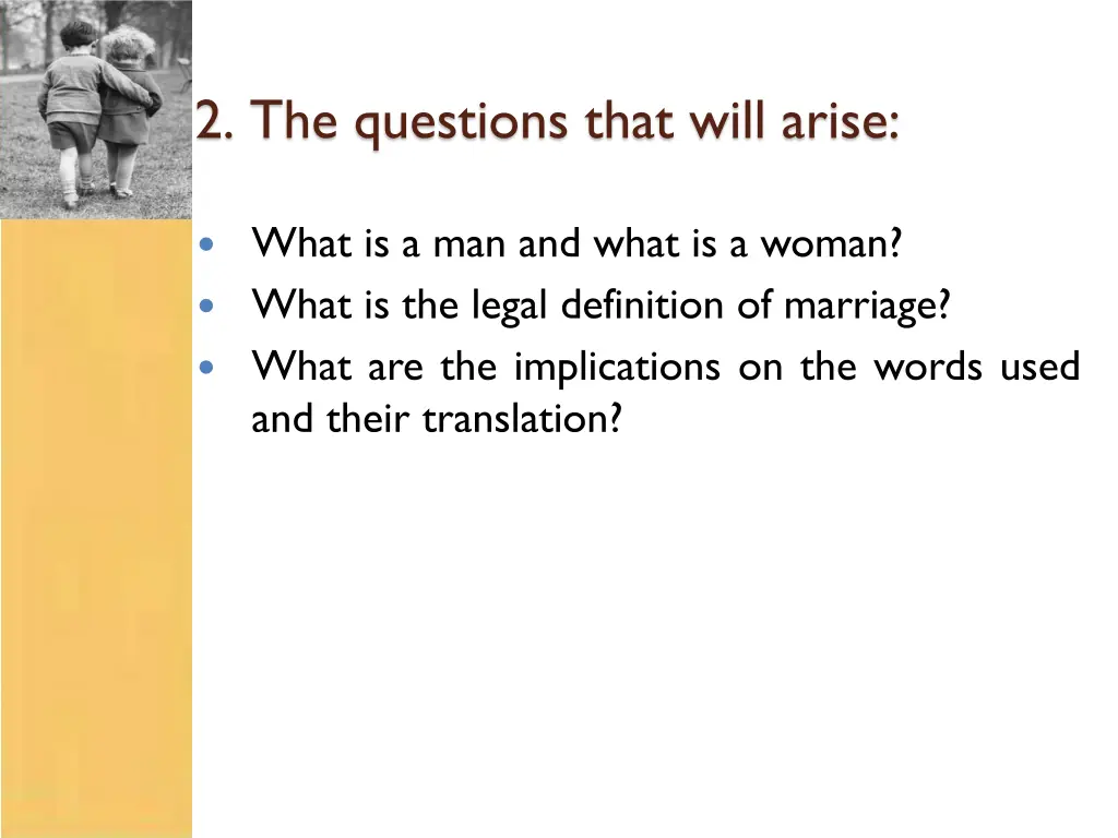 2 the questions that will arise
