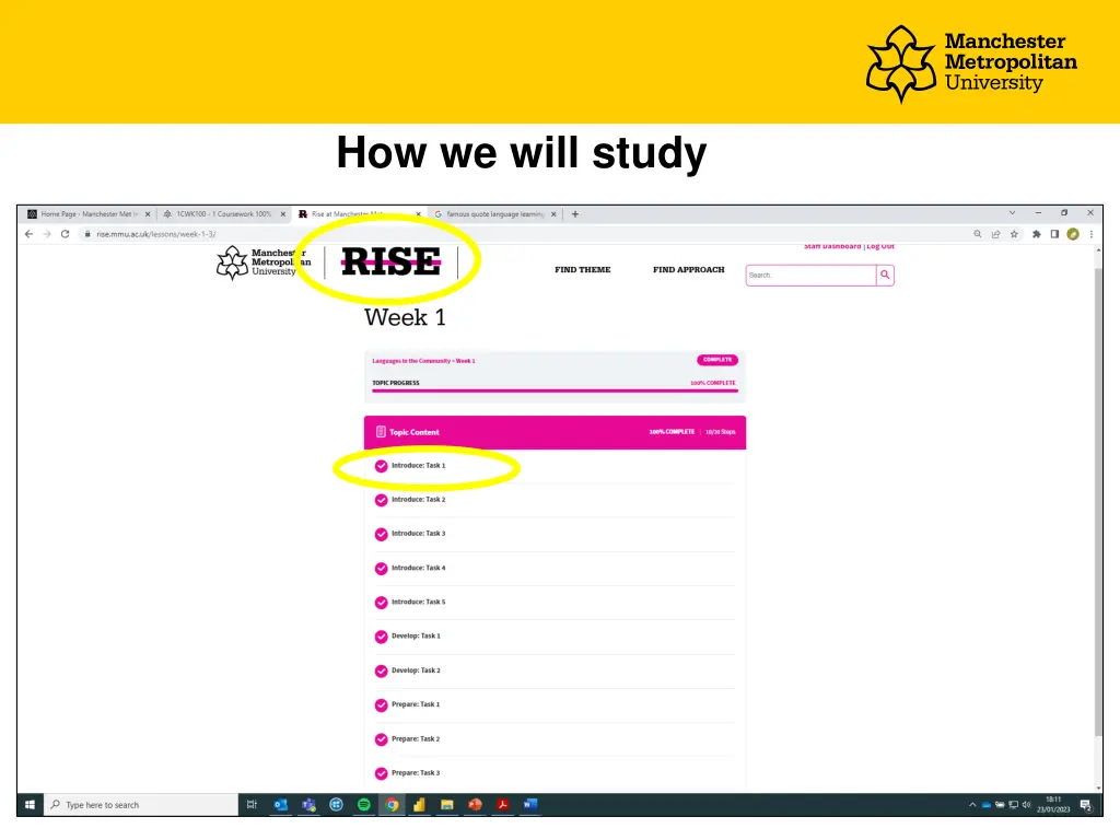 how we will study