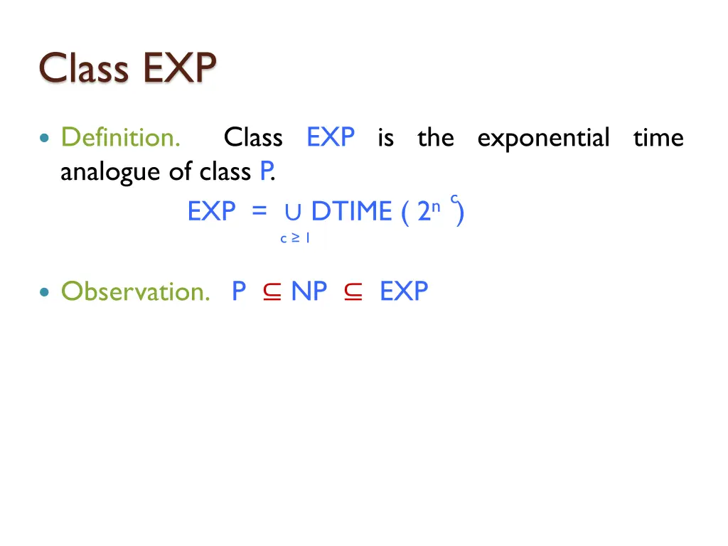 class exp 1