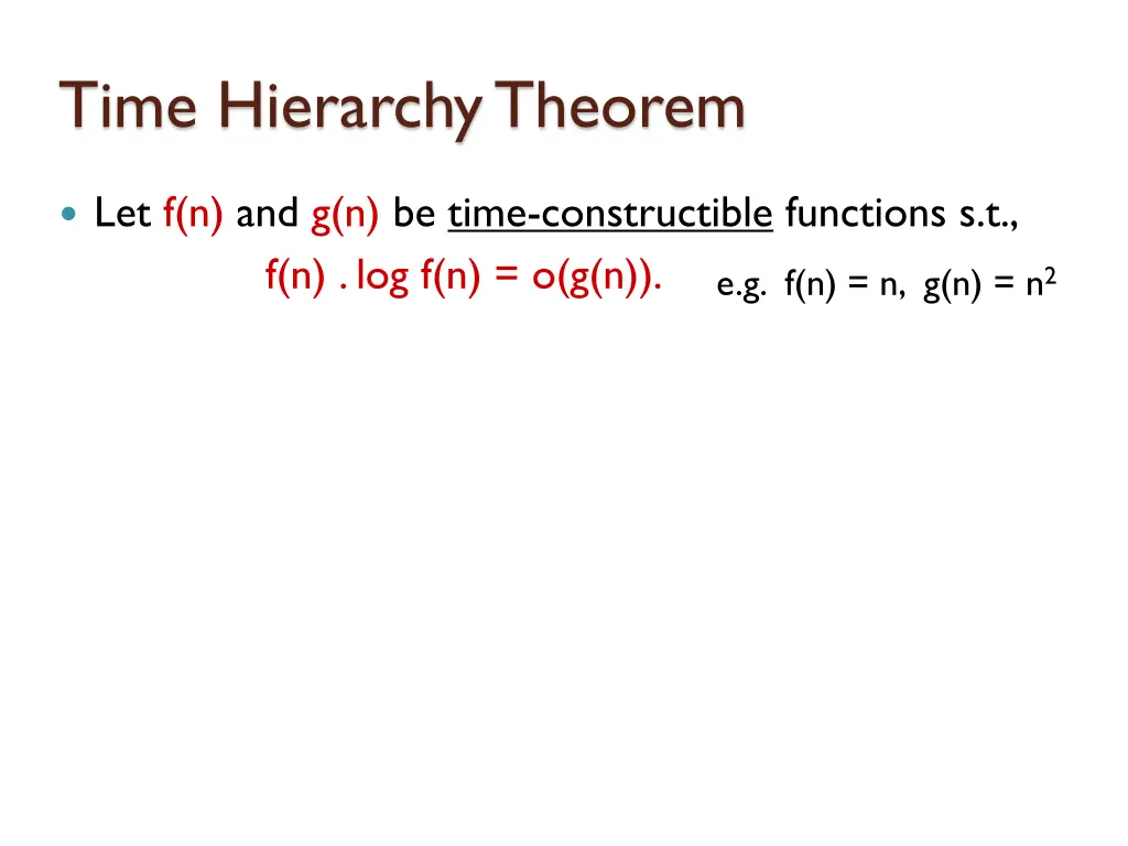 time hierarchy theorem 1