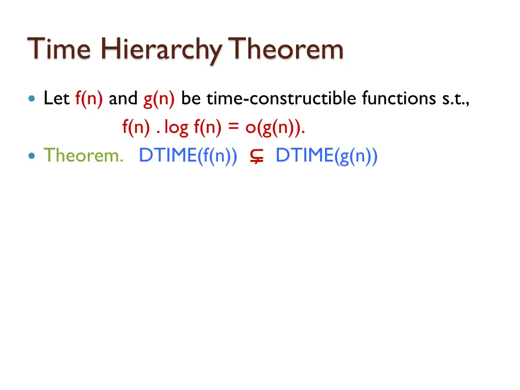 time hierarchy theorem 2