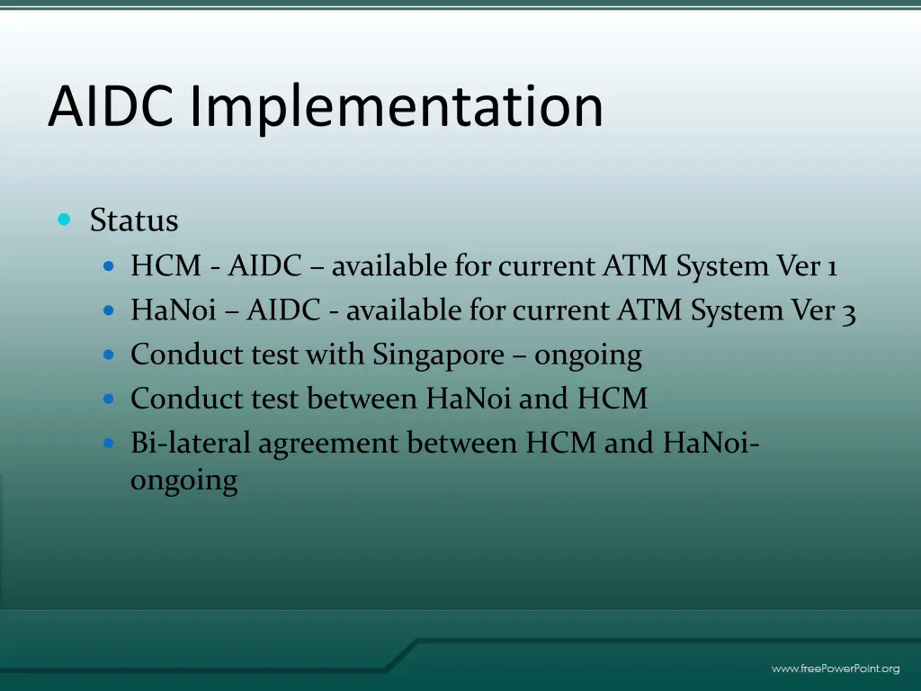 aidc implementation