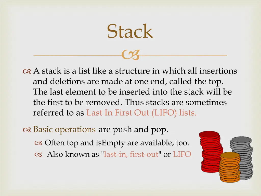 stack