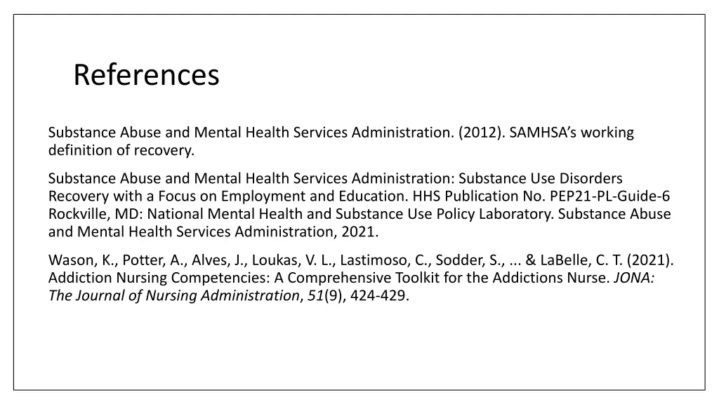 references 1